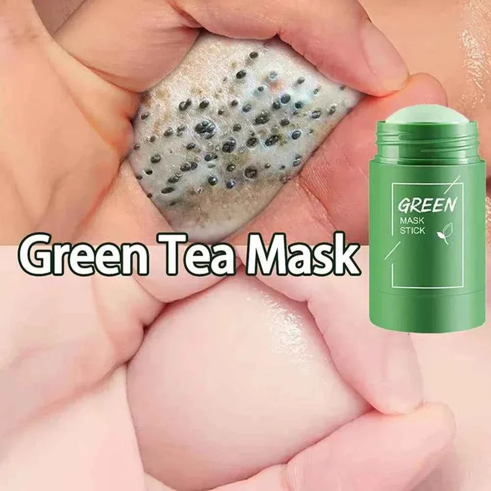 Green Tea Blackhead Removal Mask stick cream for deep pore cleansing and acne treatment