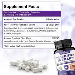 Probiotic Gut Health Supplement 50 Billion CFU