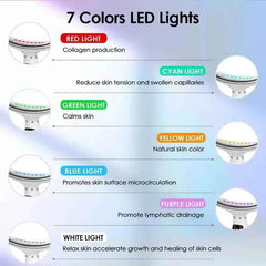 7 Color LED Face and Neck Lifting Device for Radiant Skin