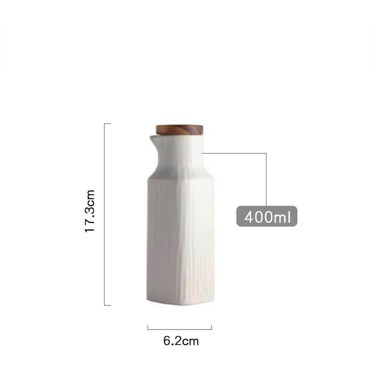 Ceramic Household Oil Bottle Oiler Soy Sauce Bottle