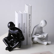 Nordic Creative Ceramics Character Bookend Crafts Ornament Home Decor