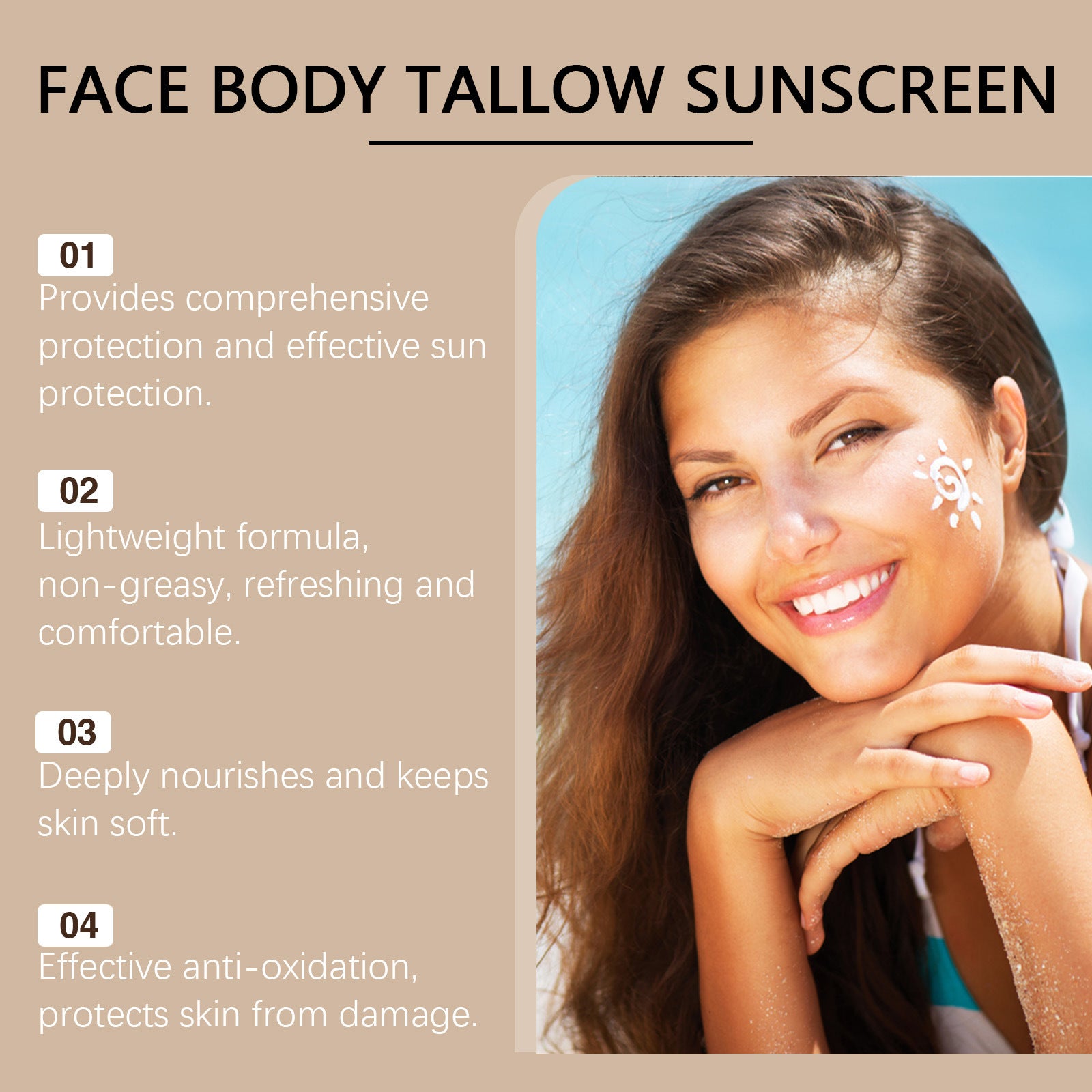 Non Oily Moisturizing Cream with UV Protection
