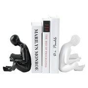 Nordic Creative Ceramics Character Bookend Crafts Ornament Home Decor
