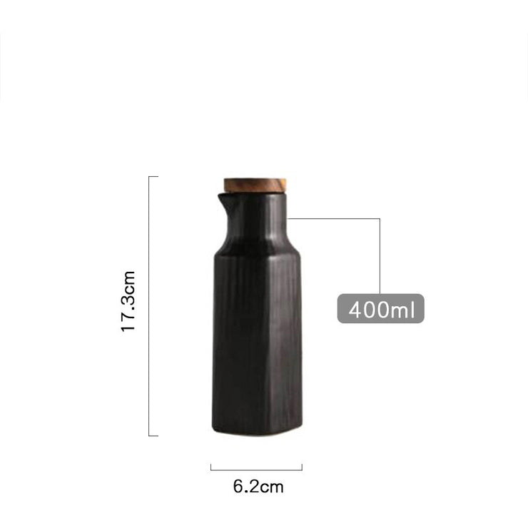 Ceramic Household Oil Bottle Oiler Soy Sauce Bottle
