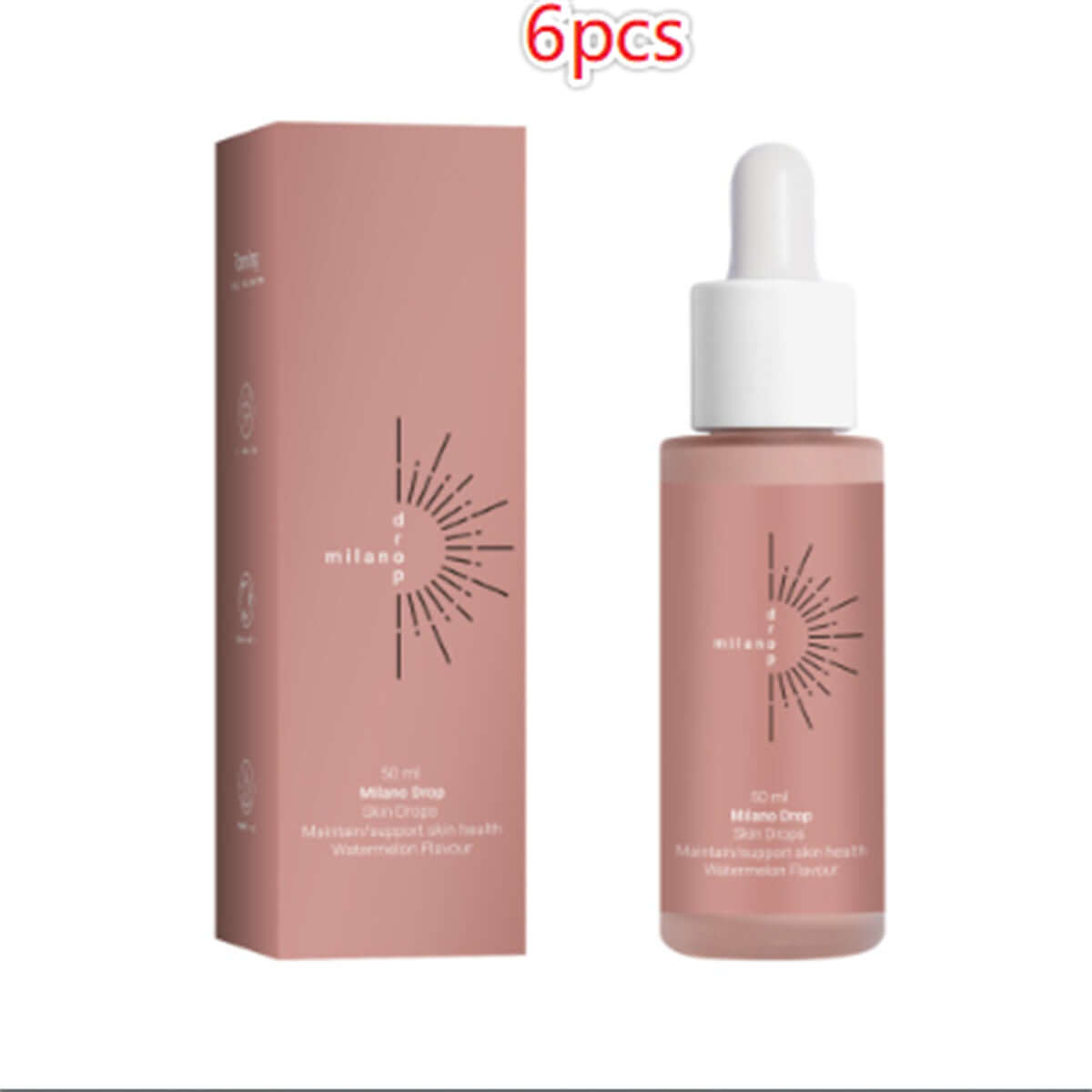 Bottle of revolutionary tanning face serum drops for flawless sun-kissed glow