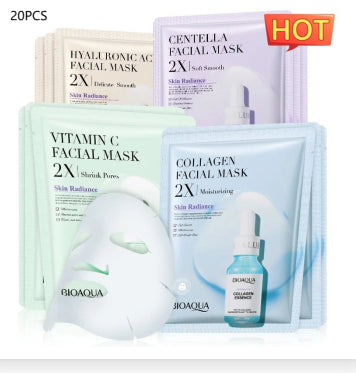 Moisturizing Collagen Face Mask with Hyaluronic Acid