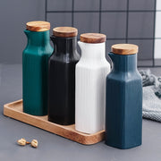 Ceramic Household Oil Bottle Oiler Soy Sauce Bottle
