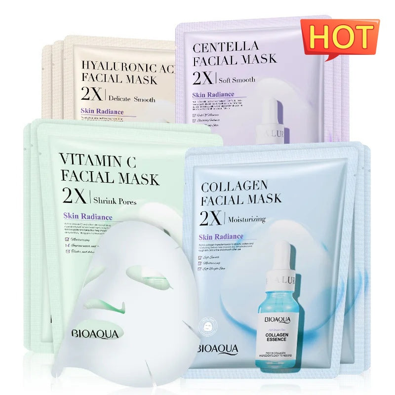 Moisturizing Collagen Face Mask with Hyaluronic Acid