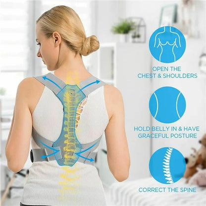 Posture Corrector Brace Shoulder Neck & Back Pain Relief for Men & Women