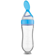 Squeezing Feeding Bottle Silicone Newborn Baby Training Rice Cereal