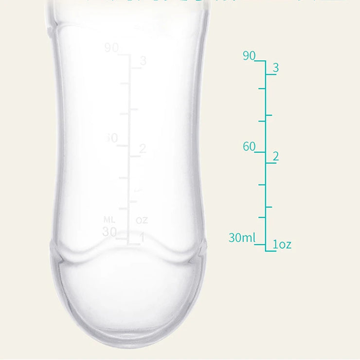 Squeezing Feeding Bottle Silicone Newborn Baby Training Rice Cereal