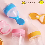 Squeezing Feeding Bottle Silicone Newborn Baby Training Rice Cereal