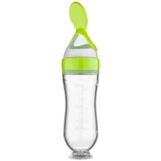 Squeezing Feeding Bottle Silicone Newborn Baby Training Rice Cereal