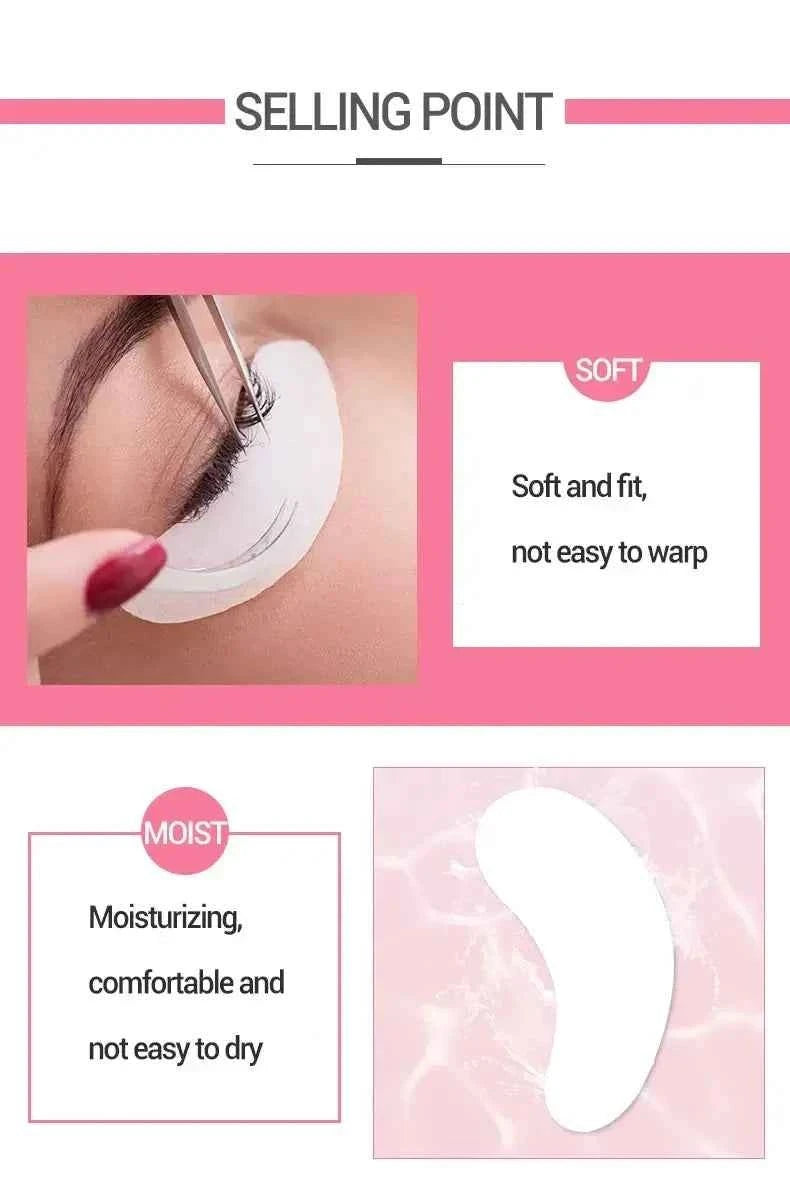 Hydrogel Eye Patch for Lash Extensions