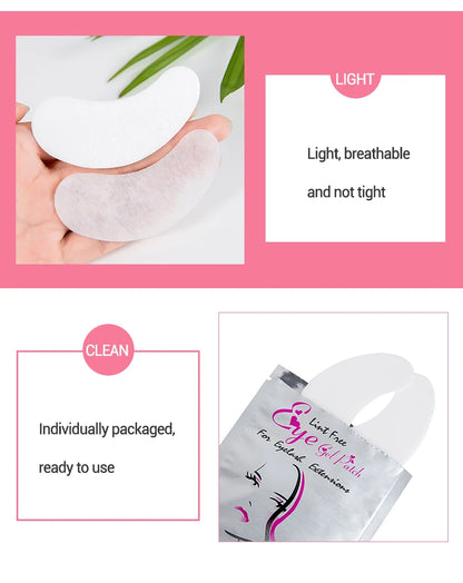 Hydrogel Eye Patch for Eyelash Extensions Under Eye Pads & Grafted Lash Stickers Beauty Tools