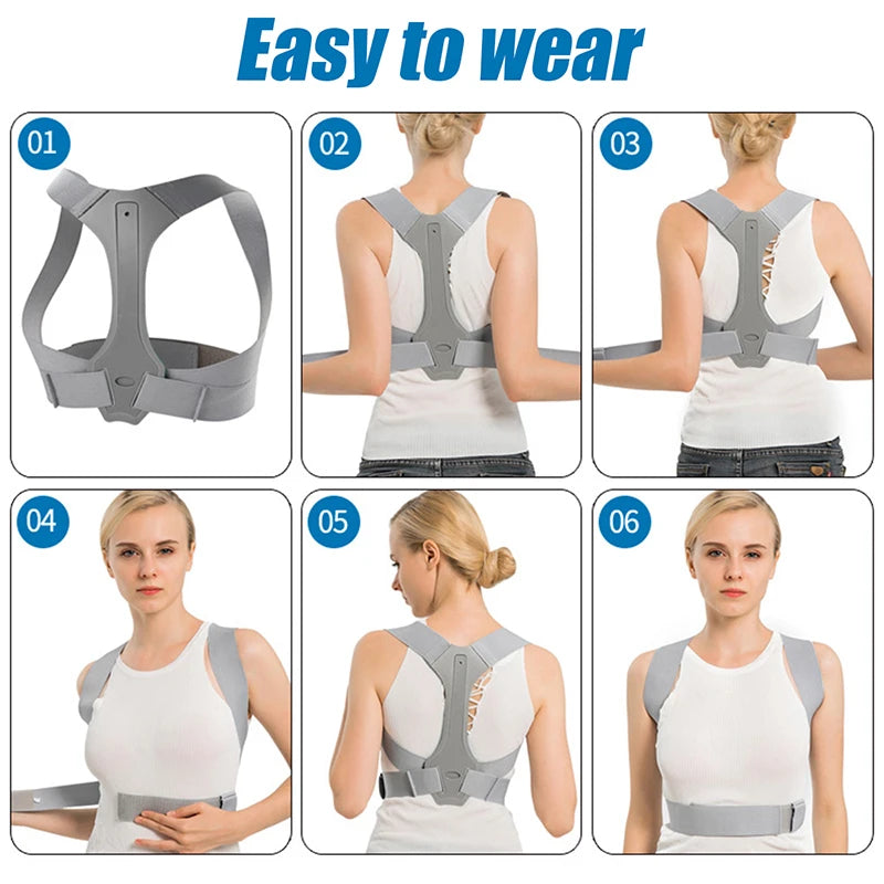 Posture Corrector Brace Shoulder Neck & Back Pain Relief for Men & Women
