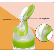 Squeezing Feeding Bottle Silicone Newborn Baby Training Rice Cereal
