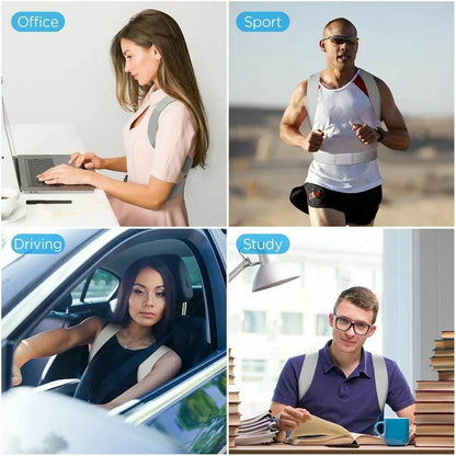 Posture Corrector Brace Shoulder Neck & Back Pain Relief for Men & Women