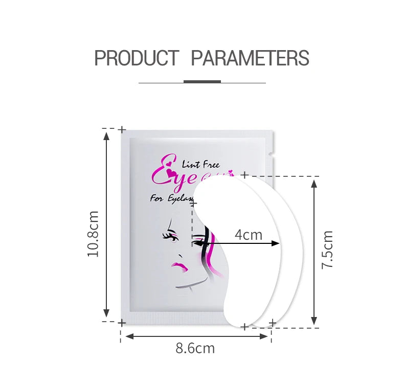 Hydrogel Eye Patch for Eyelash Extensions Under Eye Pads & Grafted Lash Stickers Beauty Tools