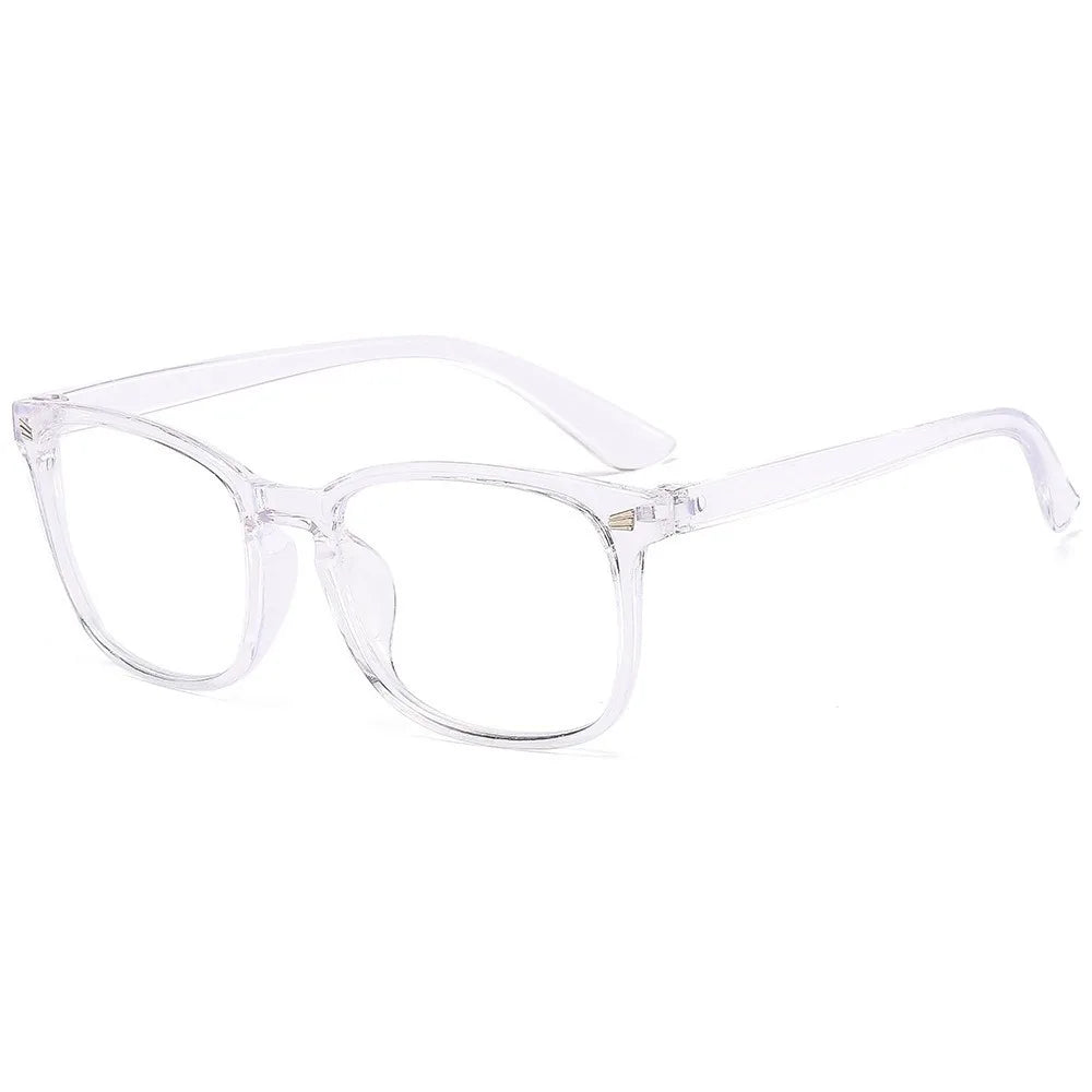 Pholex Vintage Eyeglasses – 2 Pack (Black & Clear)
