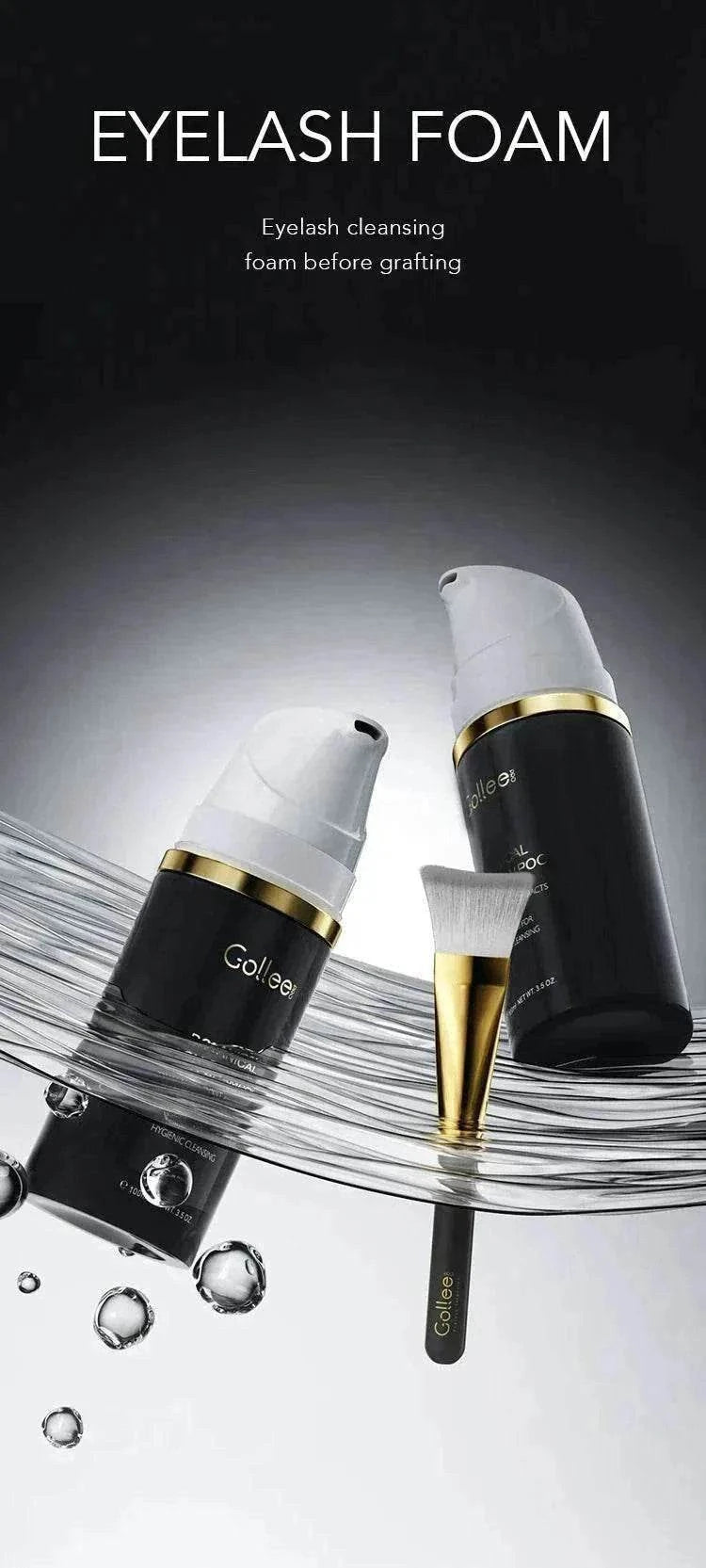 Gollee Eyelash Extension Cleanser 100ml Foam
