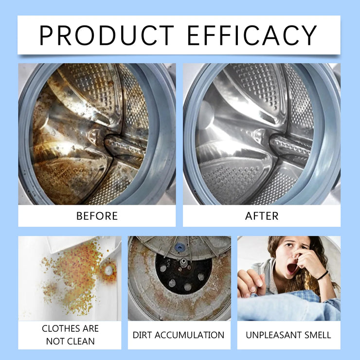 Washing Machine Cleaning Effervescent Tablets Deep Cleaning Drum