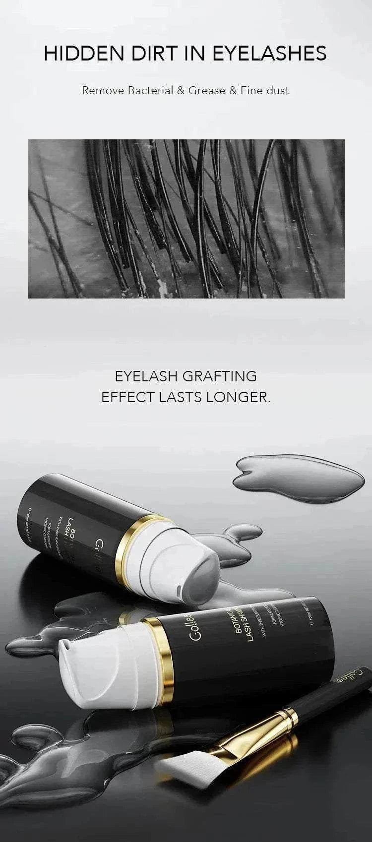 Gollee Eyelash Extension Cleanser 100ml Foam