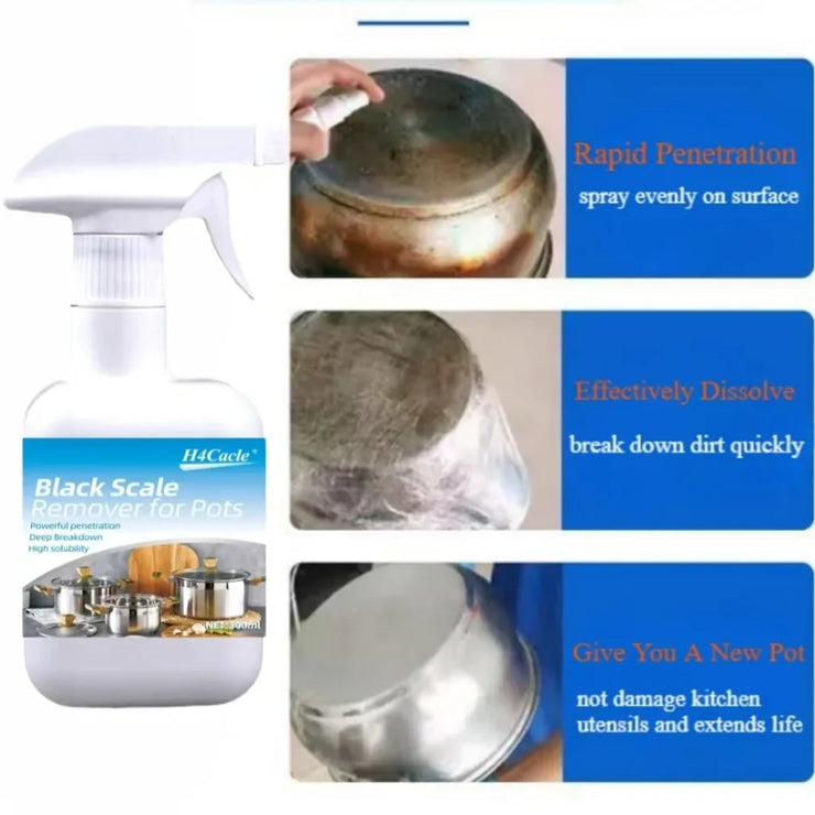 Pan Bottom Cleaning Decontamination Agent Kitchen Blackening Scale Remover