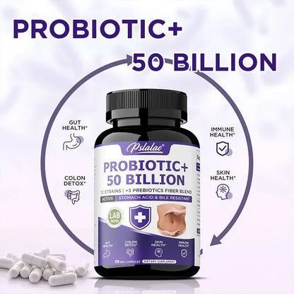 Probiotic 50 Billion CFU Gut Health Bloating Relief & Immunity for Men & Women