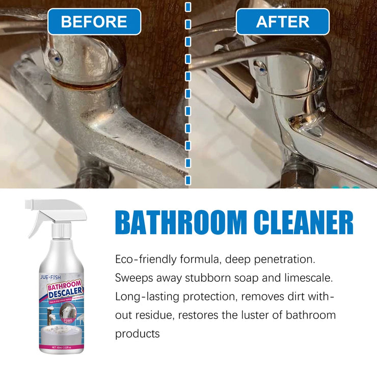 Pholex 2-in-1 Bathroom Stubborn Stains Cleaner Spray – Powerful Stain Remover for Bathtub & Toilet