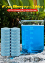 Car Windshield Washer Fluid Concentrated Tablets Solid Effervescent Wiper
