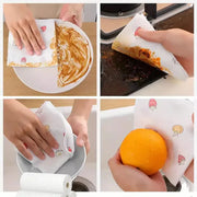 400Pcs Washable Kitchen Paper Towels Dual-Purpose Dry & Wet Cleaning Cloth