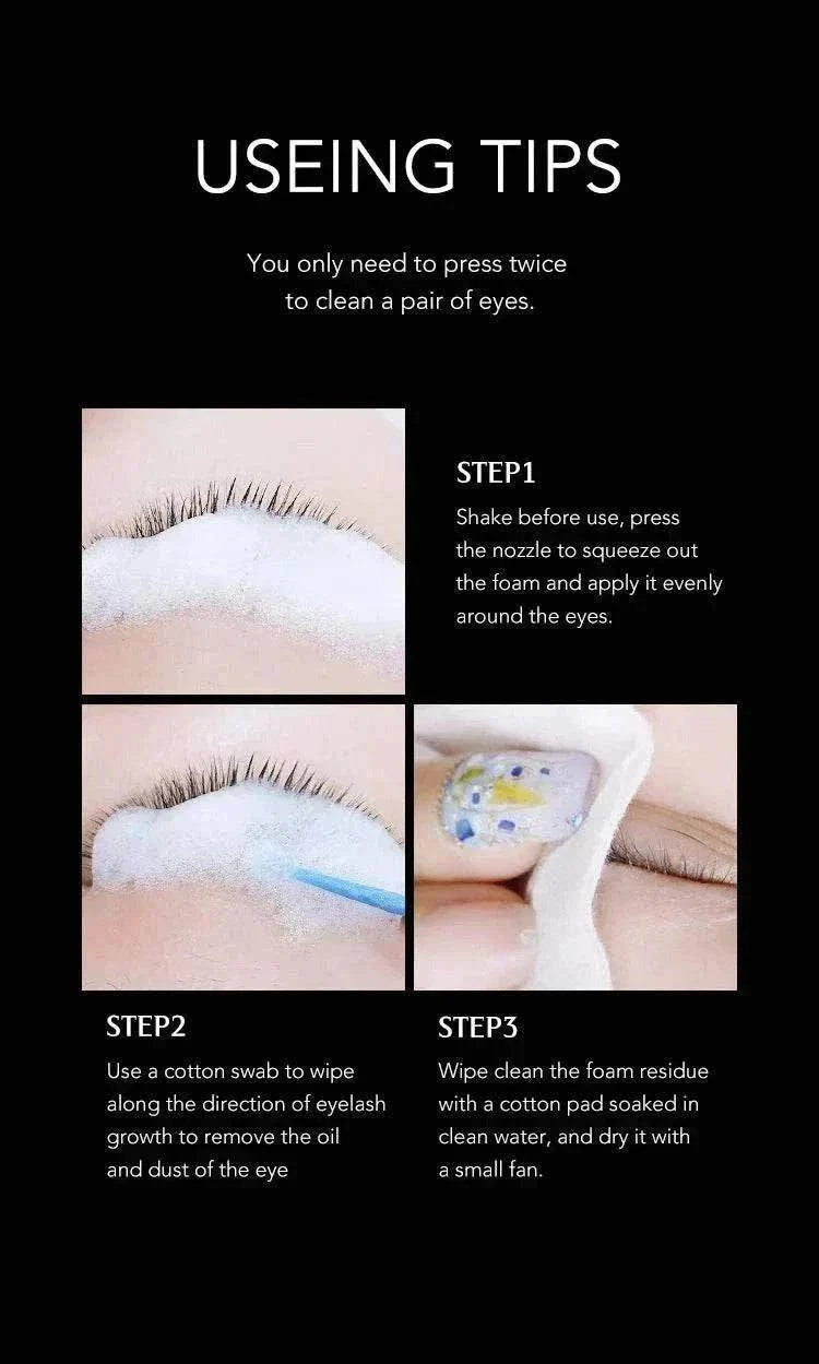 Gollee Eyelash Extension Cleanser 100ml Foam