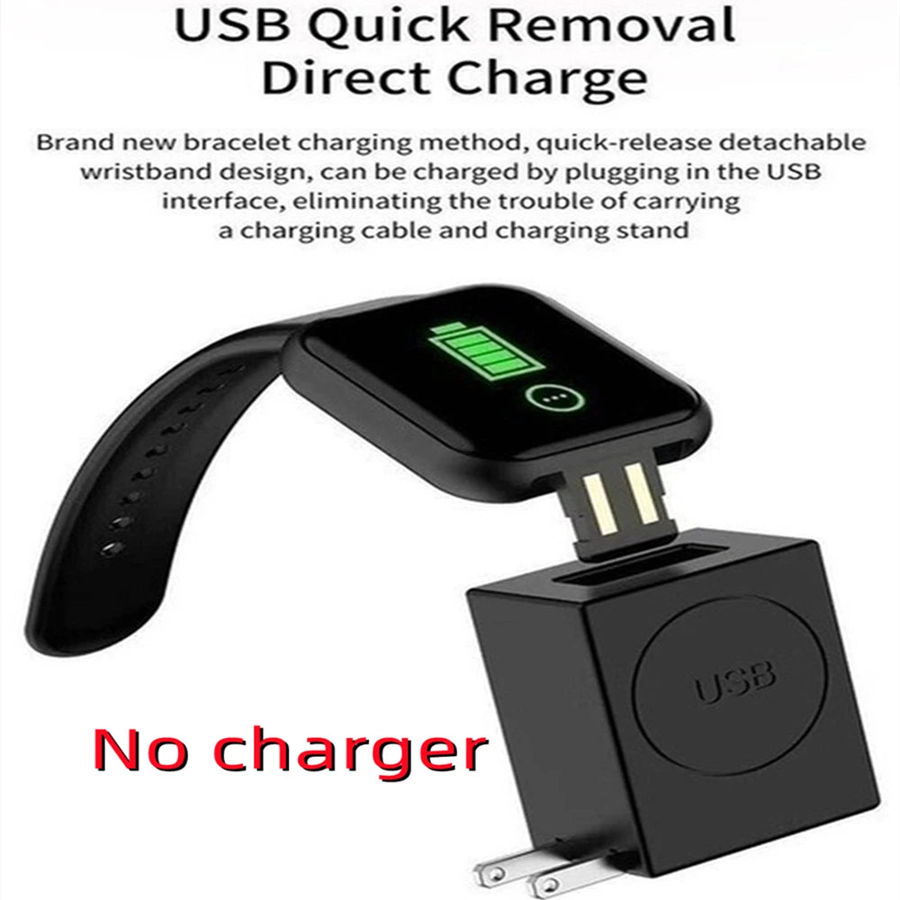 Bluetooth Smart Fitness Watch with Heart Rate Monitor Sleep Tracking & Activity Tracker for Men and Women