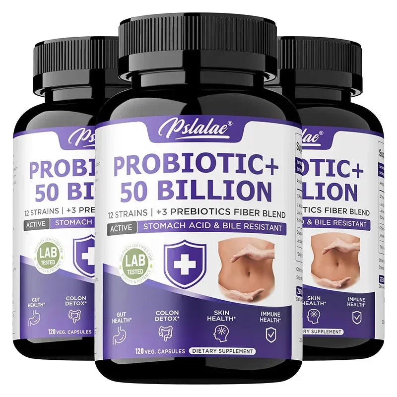 Probiotic 50 Billion CFU Gut Health Bloating Relief & Immunity for Men & Women
