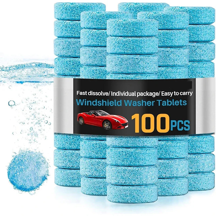 Car Windshield Washer Fluid Concentrated Tablets Solid Effervescent Wiper