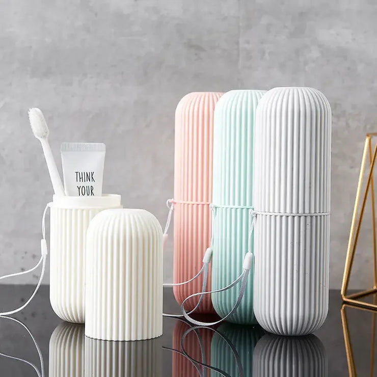 Portable Toothpaste Toothbrush Protect Holder Case Travel Camping Storage Box