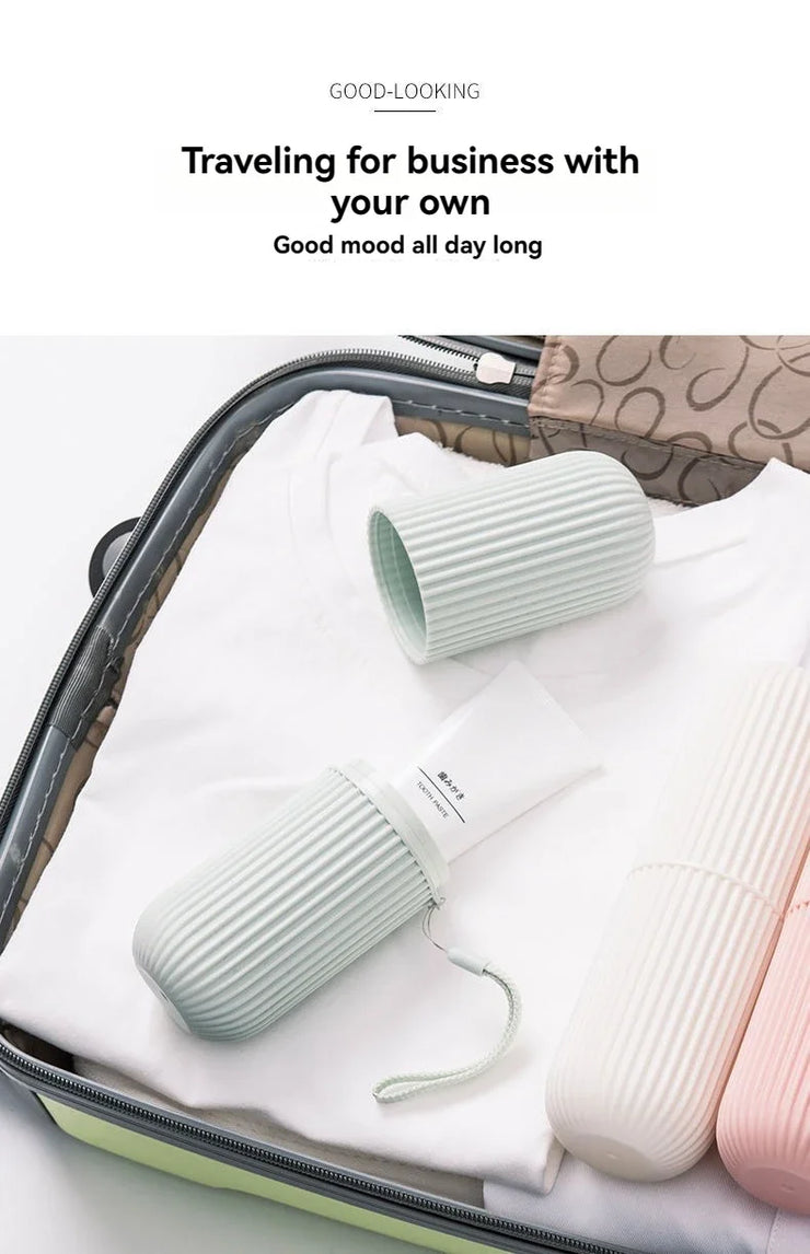 Portable Toothpaste Toothbrush Protect Holder Case Travel Camping Storage Box