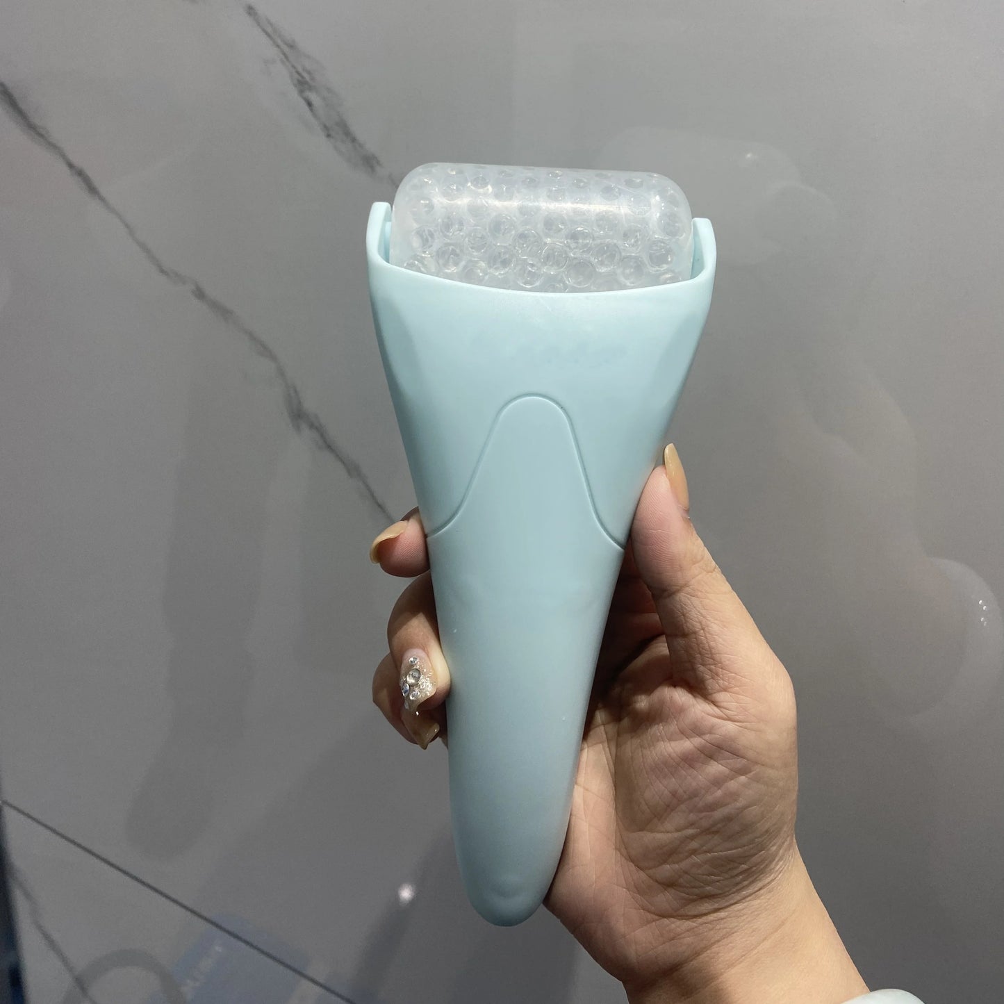 Large Ice Roller Facial Massager Cooling Beauty Tool for Face Eye & At-Home Spa Skincare