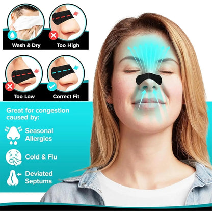Anti Snoring Nose Strips Nasal Breathing Patches for Better Sleep 