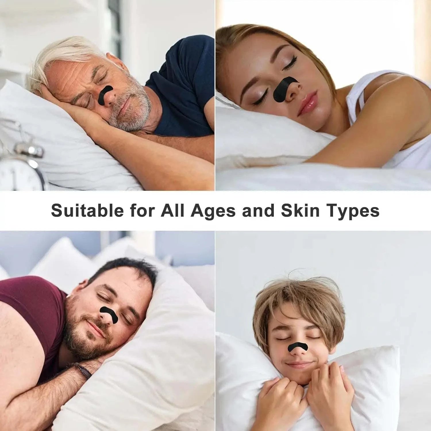 Anti Snoring Nose Strips Nasal Breathing Patches for Better Sleep 