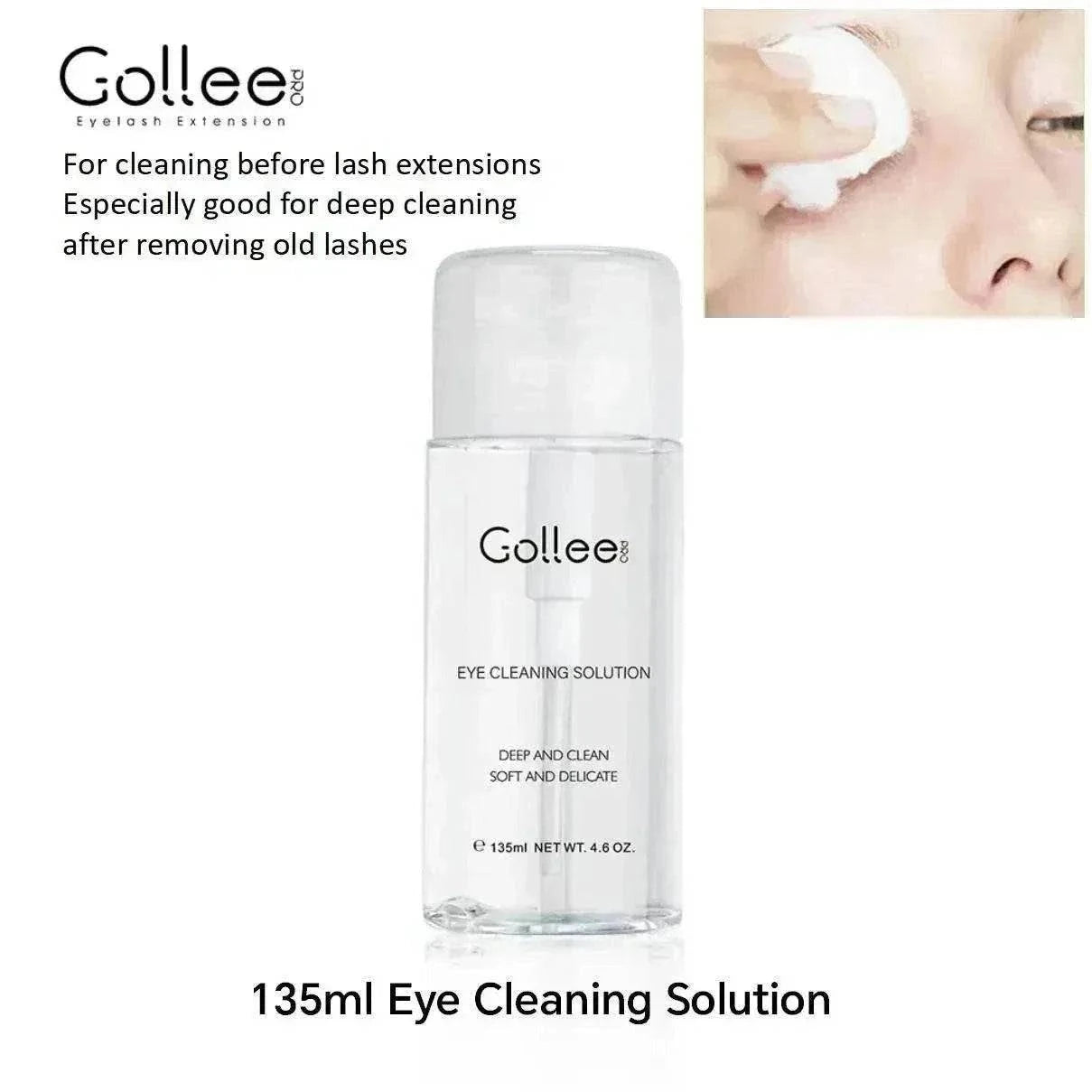 Gollee Eyelash Extension Cleanser 100ml Foam