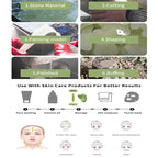 Gua Sha Massage Tool Set Natural Stone Face Jade Roller for SPA & Body