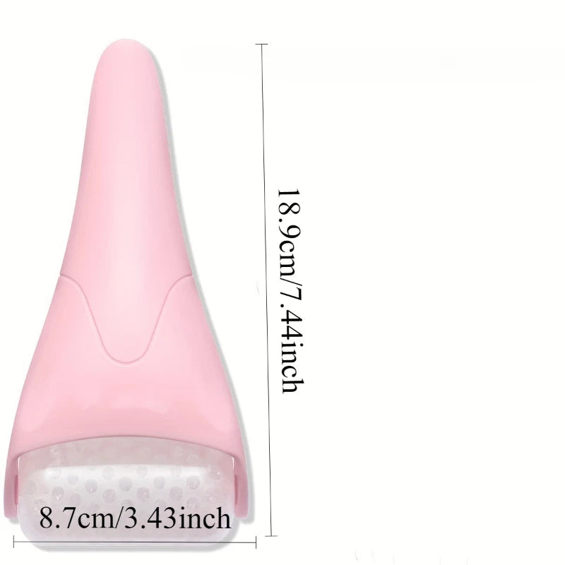 Large Ice Roller Facial Massager Cooling Beauty Tool for Face Eye & At-Home Spa Skincare