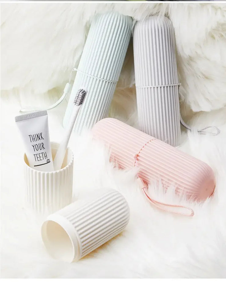 Portable Toothpaste Toothbrush Protect Holder Case Travel Camping Storage Box