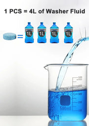 Car Windshield Washer Fluid Concentrated Tablets Solid Effervescent Wiper