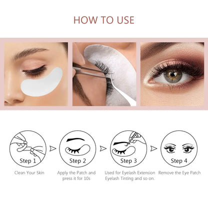 Hydrogel Eye Patch for Eyelash Extensions Under Eye Pads & Grafted Lash Stickers Beauty Tools