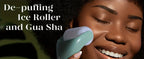 Large Ice Roller Facial Massager Cooling Beauty Tool for Face Eye & At-Home Spa Skincare