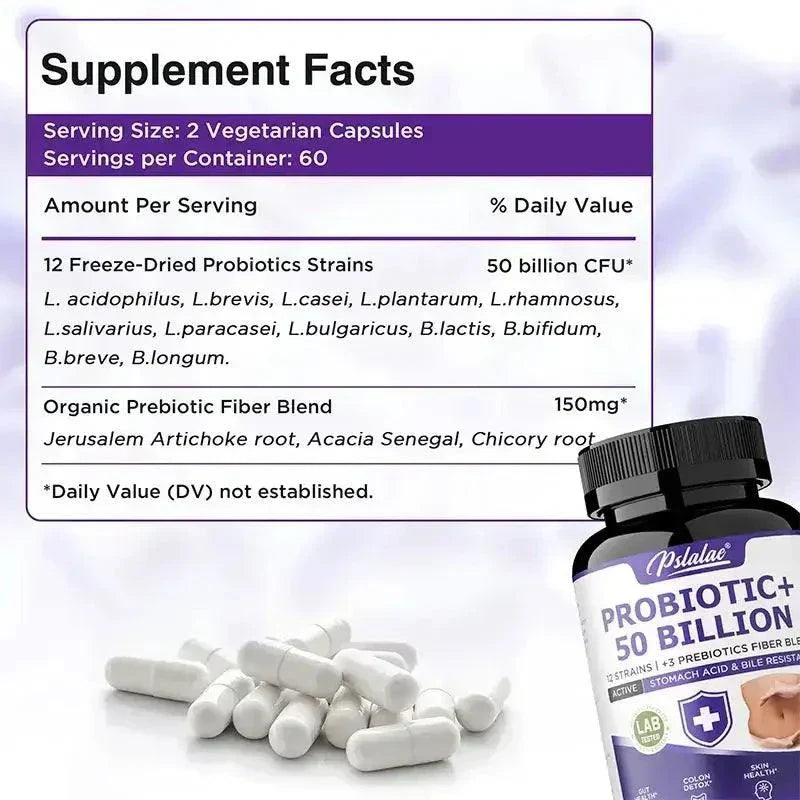 Probiotic Gut Health Supplement 50 Billion CFU