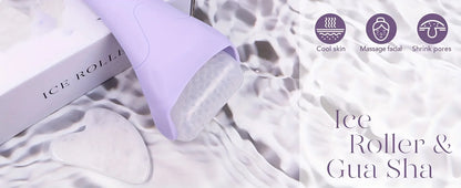 Large Ice Roller Facial Massager Cooling Beauty Tool for Face Eye & At-Home Spa Skincare
